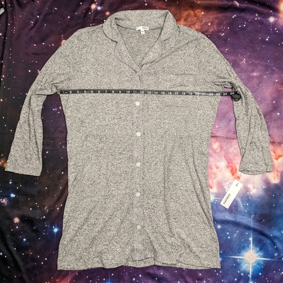 🐨 Gray Mineral Black Sonoma Cardigan Robe Size Large NWT - Picture 2 of 6